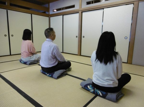 【講座中止】和に親しむ~坐禅体験~