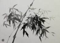 和に親しむ「水墨画体験」