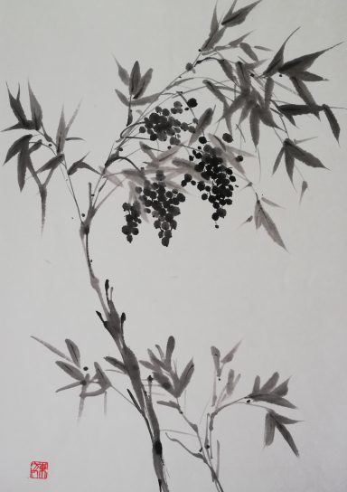 美術体験「水墨画講座」