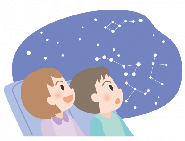 ドームホールプラネタリウム　星空投影会～北区の冬の星座～